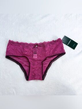 Vintage Emporio Armani Pink Lace Gardenia Undies NWT Deadstock Sexy Lingerie Y2K